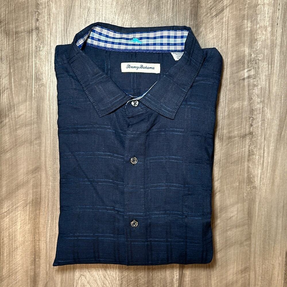 Tommy Bahama Linen Blend Long Sleeve Button Down - 2XL